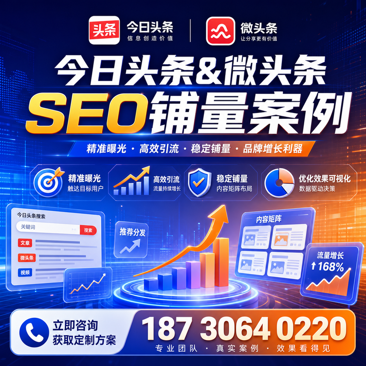 南阳头条号SEO矩阵批量内容铺量成功案例